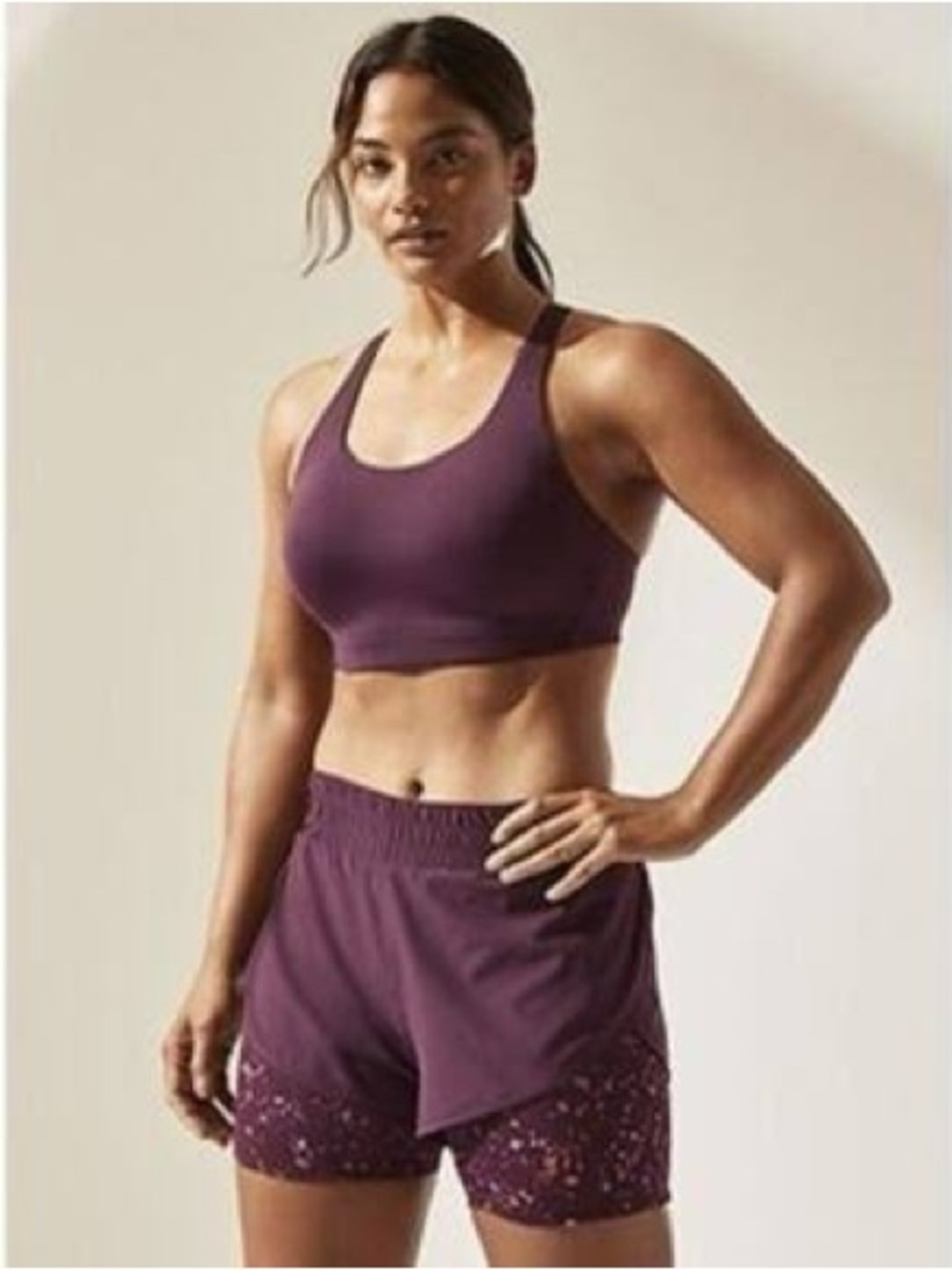 Athleta Hit It 2 In 1 Athletic Shorts